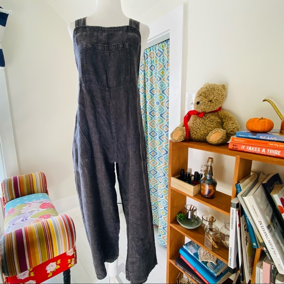 FLAX Linen OVERALLS by Jeanne Engelhart - Picture 2 of 13